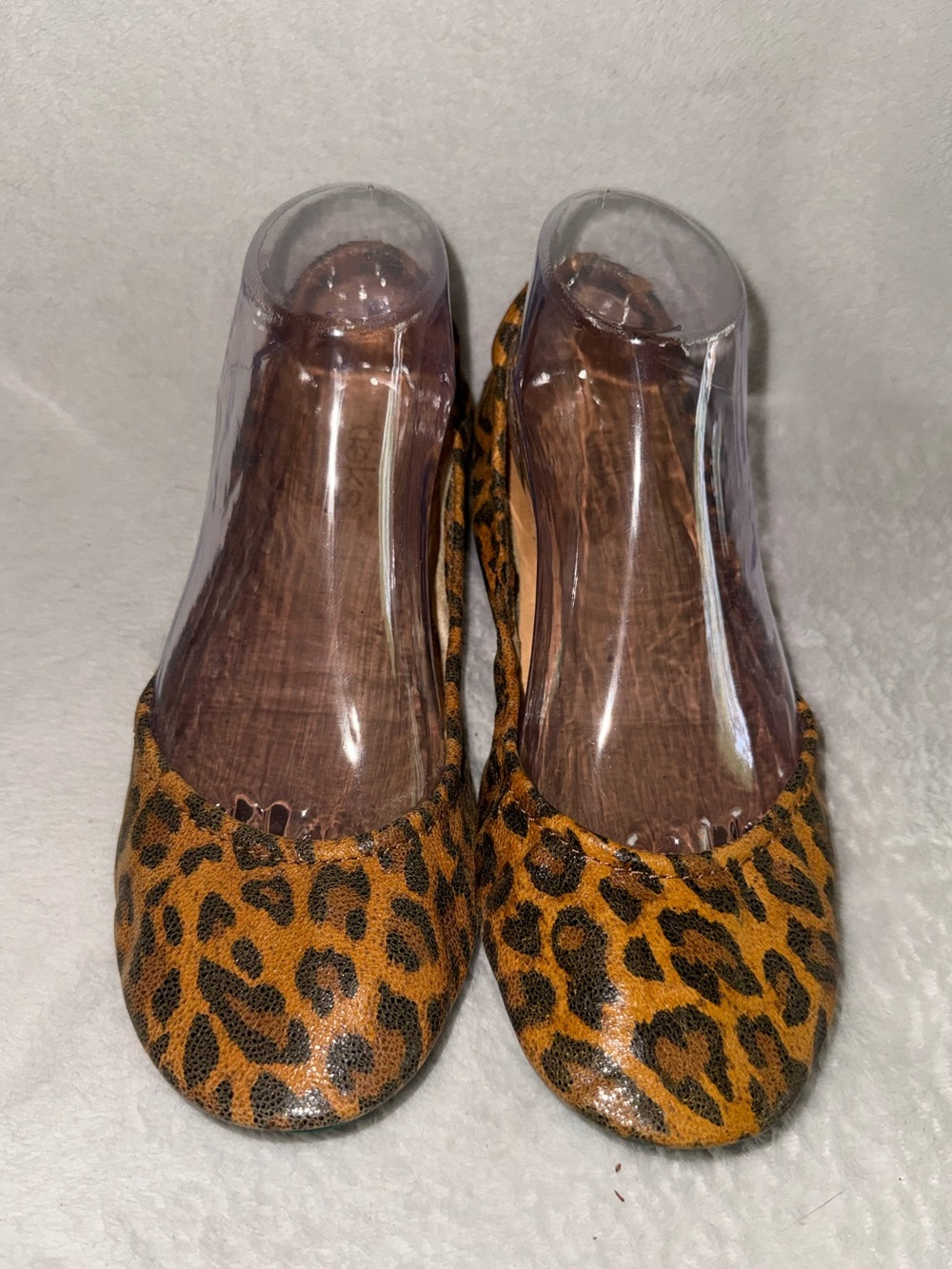 Tieks Leopard Print Ballet Flats - Brown & Black